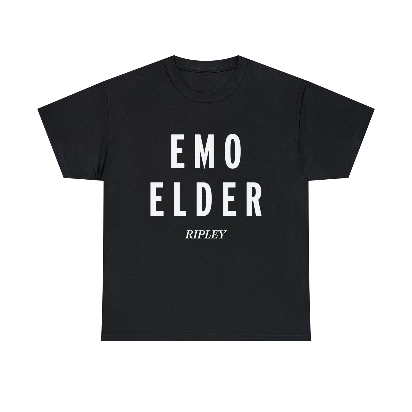 Unisex Heavy Cotton Tee - Emo Elder White