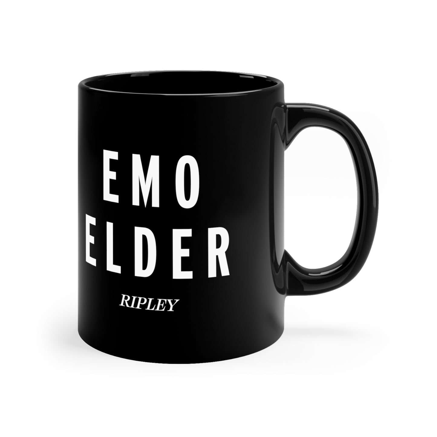Emo Elder 11oz Black Mug